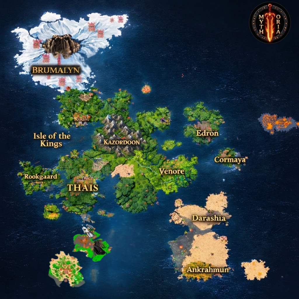Mythoria World Map
