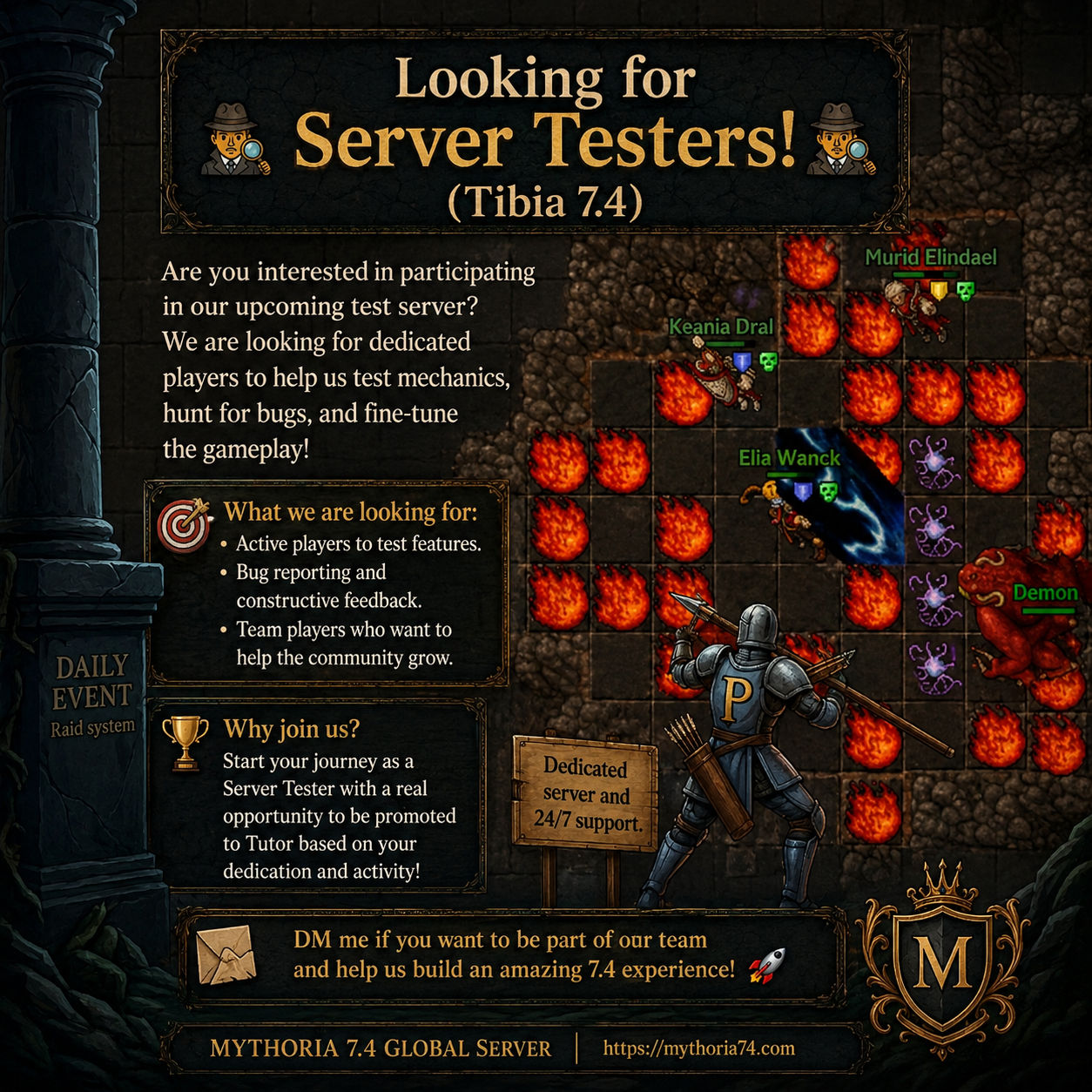Mythoria 7.4 - Looking for Server Testers